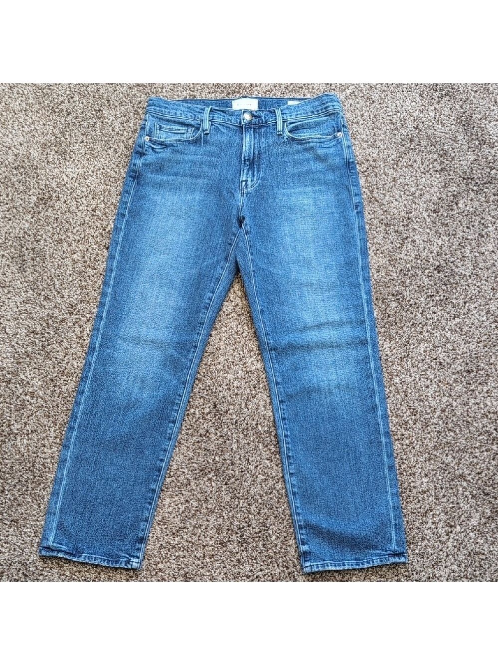 Frame Denim Le Nouveau Straight Rodeo Blue Size 28x27